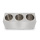 3-Hole Stainless Steel Fork Knife Box Container